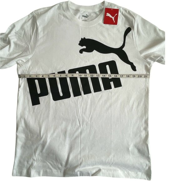Men’s T-Shirt PUMA OFF SET TEE White #TD31748 Short Sleeve,Crew Neck Size L - Picture 7 of 11